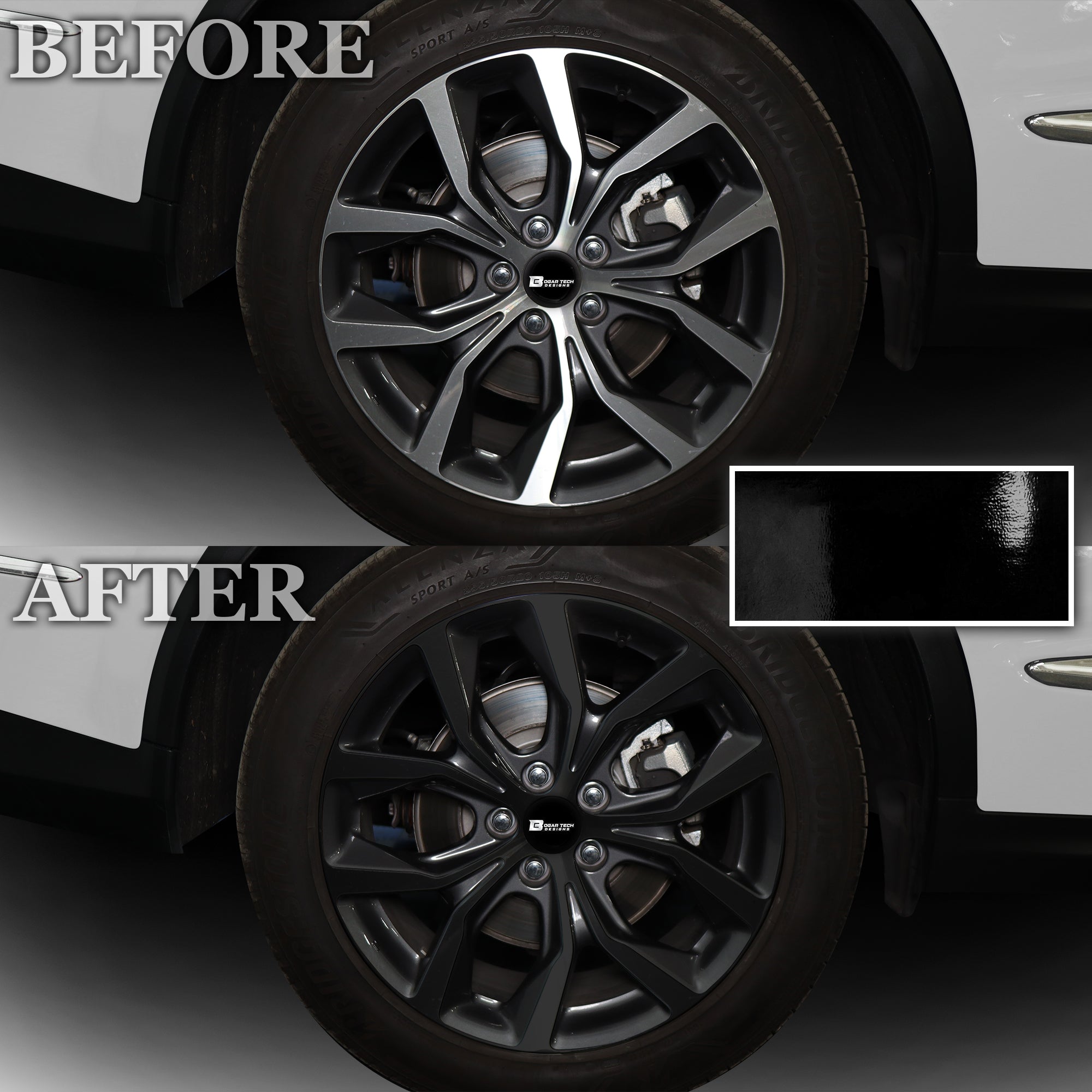 Vinyl Chrome Delete Grille Side Window Rear Blackout Decal Stickers Overlay Film Fits Acura MDX 2022 - 2025 - Bogar Tech Designs