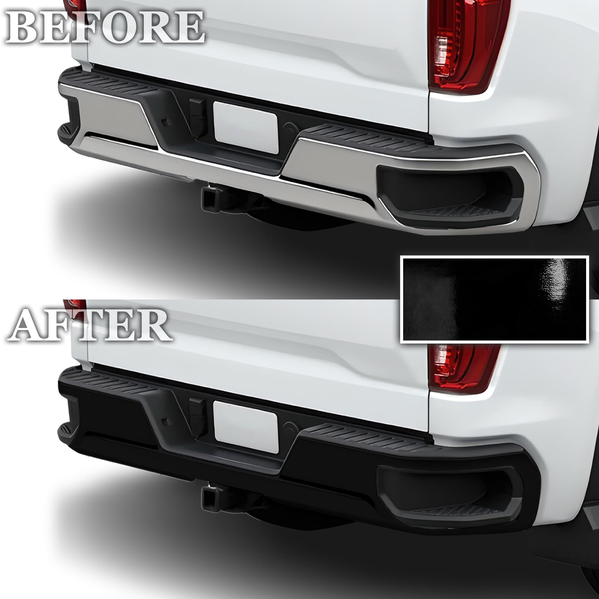Vinyl Chrome Delete Blackout Decal Stickers Overlay Film Fits GMC Sierra 1500 2022 - 2025 - Bogar Tech Designs