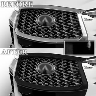 Vinyl Chrome Delete Grille Side Window Wheel Blackout Decal Stickers Overlay Film Fits Infiniti QX55 2022-2024