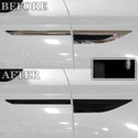 Vinyl Chrome Delete Grille Side Window Blackout Decal Stickers Overlay Film Fits Volkswagen Taos 2022-2024