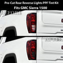 Full Headlight Taillight Precut Smoked PPF Tint Kit Film Overlay Fits GMC Sierra 2022-2025