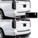 Vinyl Chrome Delete Side Window Blackout Decal Stickers Overlay Film Fits Cadillac Escalade 2021-2024