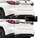 Vinyl Chrome Delete Side Window Front Rear Bumper Wheel Rim Trim Blackout Decal Stickers Overlay Film Fits Lexus RX 2016-2022