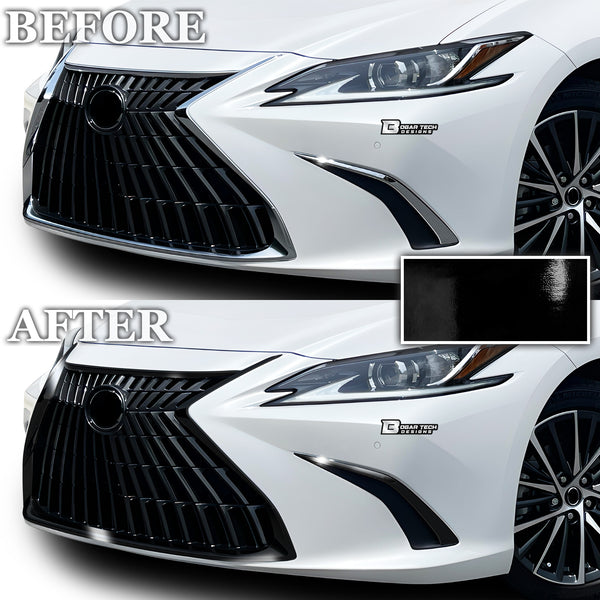 Vinyl Chrome Delete Side Window Front Rear Bumper Wheel Rim Trim Blackout Decal Stickers Overlay Film Fits Lexus ES 2022 2023