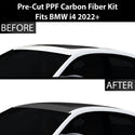 Fits BMW i4 2022+ Precut Premium Gloss Black Carbon Fiber Roof Paint Protection Film PPF Decal Film Kit Coverage