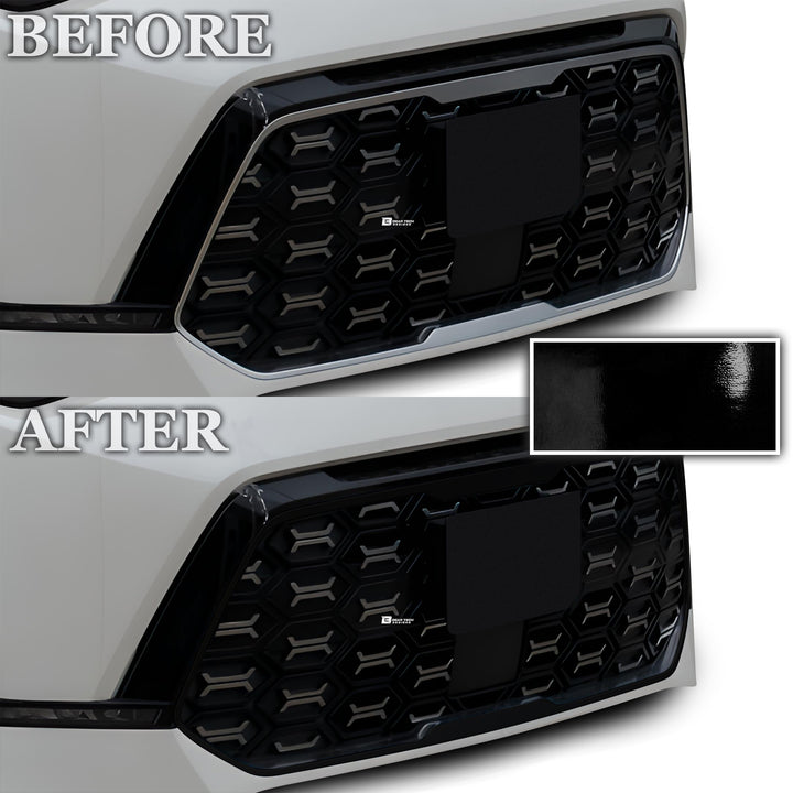Vinyl Chrome Delete Grille Bezel Blackout Decal Stickers Overlay Film Fits Kia Soul 2023 - 2024 - Bogar Tech Designs
