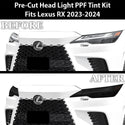 Full Headlight Taillight Precut Smoked PPF Tint Kit Film Overlay Fits Lexus RX 2023-2024