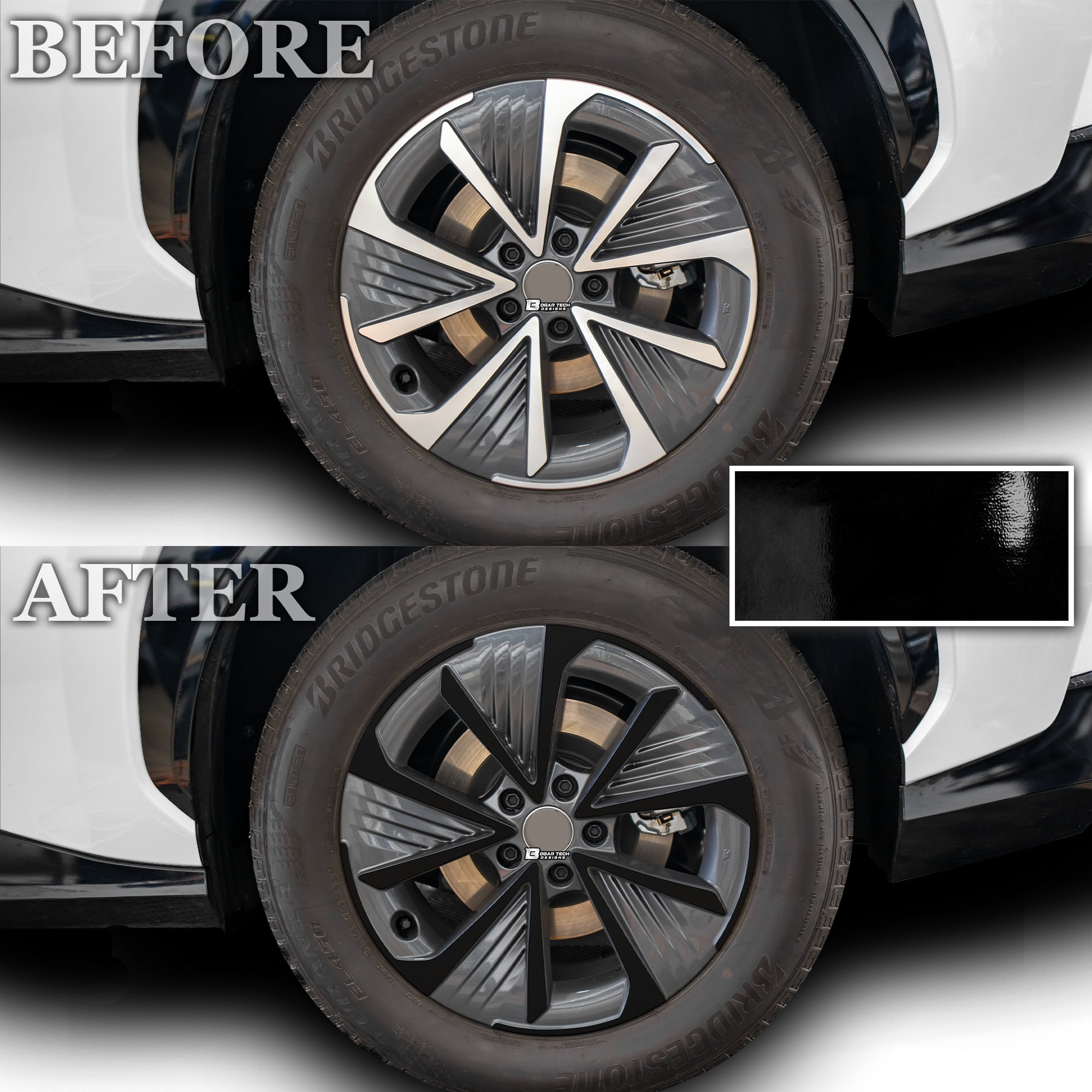 Lexus RZ 2023-2026 Wheels Blackout Chrome Delete Kit – Precut