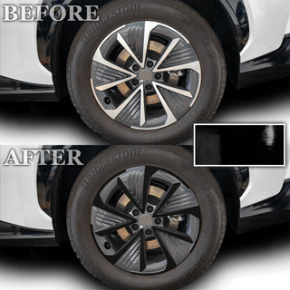 Vinyl Chrome Delete Wheel Blackout Decal Stickers Overlay Film Fits Lexus RZ 2023-2024