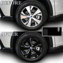 Vinyl Chrome Delete Grille Rear Bumper Wheel Blackout Decal Stickers Overlay Film Fits Subaru Ascent 2023-2024