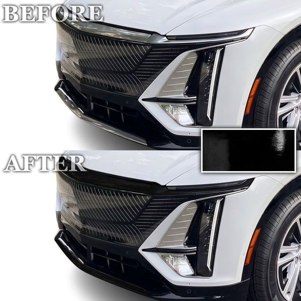 Cadillac Lyriq 2023-2026 Blackout Chrome Delete Kit - Precut Gloss Black Vinyl Overlays