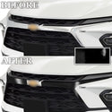 Vinyl Chrome Delete Wheel Rim Front Grille Trim Blackout Decal Stickers Overlay Film Fits Chevy Blazer 2023 2024