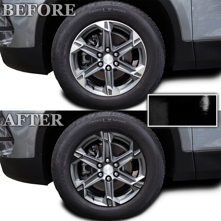 Vinyl Chrome Delete Wheel Rim Front Grille Trim Blackout Decal Stickers Overlay Film Fits Chevy Blazer 2023 - 2025 - Bogar Tech Designs