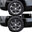 Vinyl Chrome Delete Wheel Rim Front Grille Trim Blackout Decal Stickers Overlay Film Fits Chevy Blazer 2023 2024