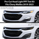 Full Headlight Taillight Precut Smoked PPF Tint Kit Film Overlay Fits Chevy Malibu 2019-2023