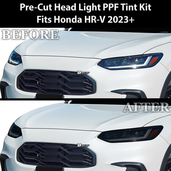 Full Headlight Taillight Precut Smoked PPF Tint Kit Film Overlay Fits Honda HR-V 2023