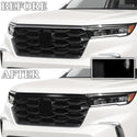 Vinyl Chrome Delete Grille Window Wheel Blackout Decal Stickers Overlay Film Fits Honda Pilot 2023 2024