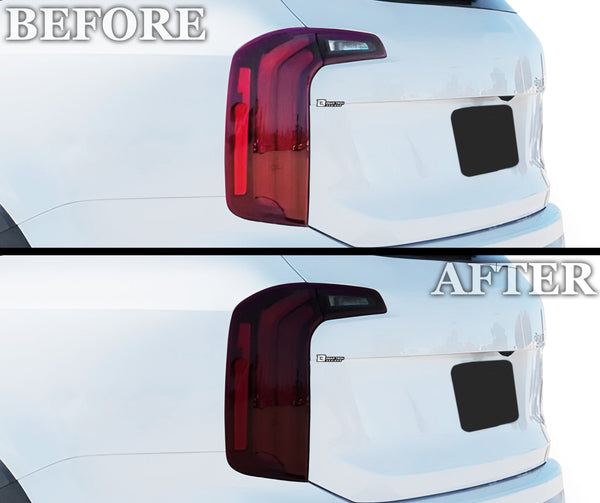 Full Headlight Taillight Precut Smoked PPF Tint Kit Film Overlay Fits Kia Telluride 2020-2024