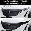 Full Headlight Taillight Precut Smoked PPF Tint Kit Film Overlay Fits Nissan Ariya 2023