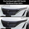 Full Headlight Taillight Precut Smoked PPF Tint Kit Film Overlay Fits Nissan Ariya 2023