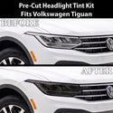 Volkswagen Tiguan 2022–2024 Dark Smoke Headlight & Taillight Tint Kit – Precut Vinyl Lens Overlays
