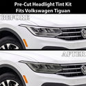 Volkswagen Tiguan 2022–2024 Dark Smoke Headlight & Taillight Tint Kit – Precut Vinyl Lens Overlays