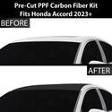 Fits Honda Accord 2023+ Precut Premium Gloss Black Carbon Fiber Roof Paint Protection Film PPF Decal Film Kit