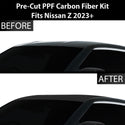 Fits Nissan Z 2023+ Precut Premium Gloss Black Carbon Fiber Roof Paint Protection Film PPF Decal Film Kit