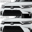 Vinyl Chrome Delete Grille Side Window Blackout Decal Stickers Overlay Film Fits Toyota Grand Highlander 2024 2025