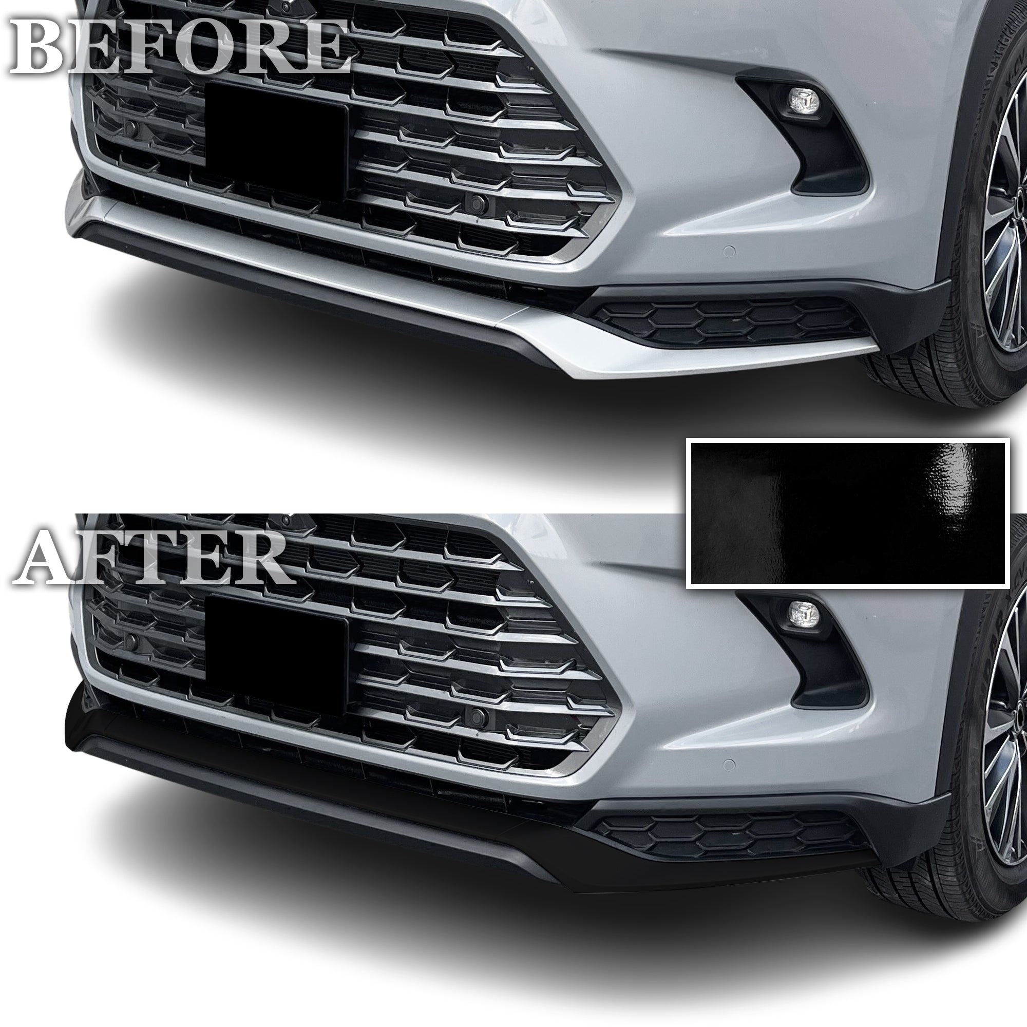 Toyota Grand Highlander 2024-2026 Blackout Chrome Delete Kit - Precut Gloss Black Vinyl Overlays