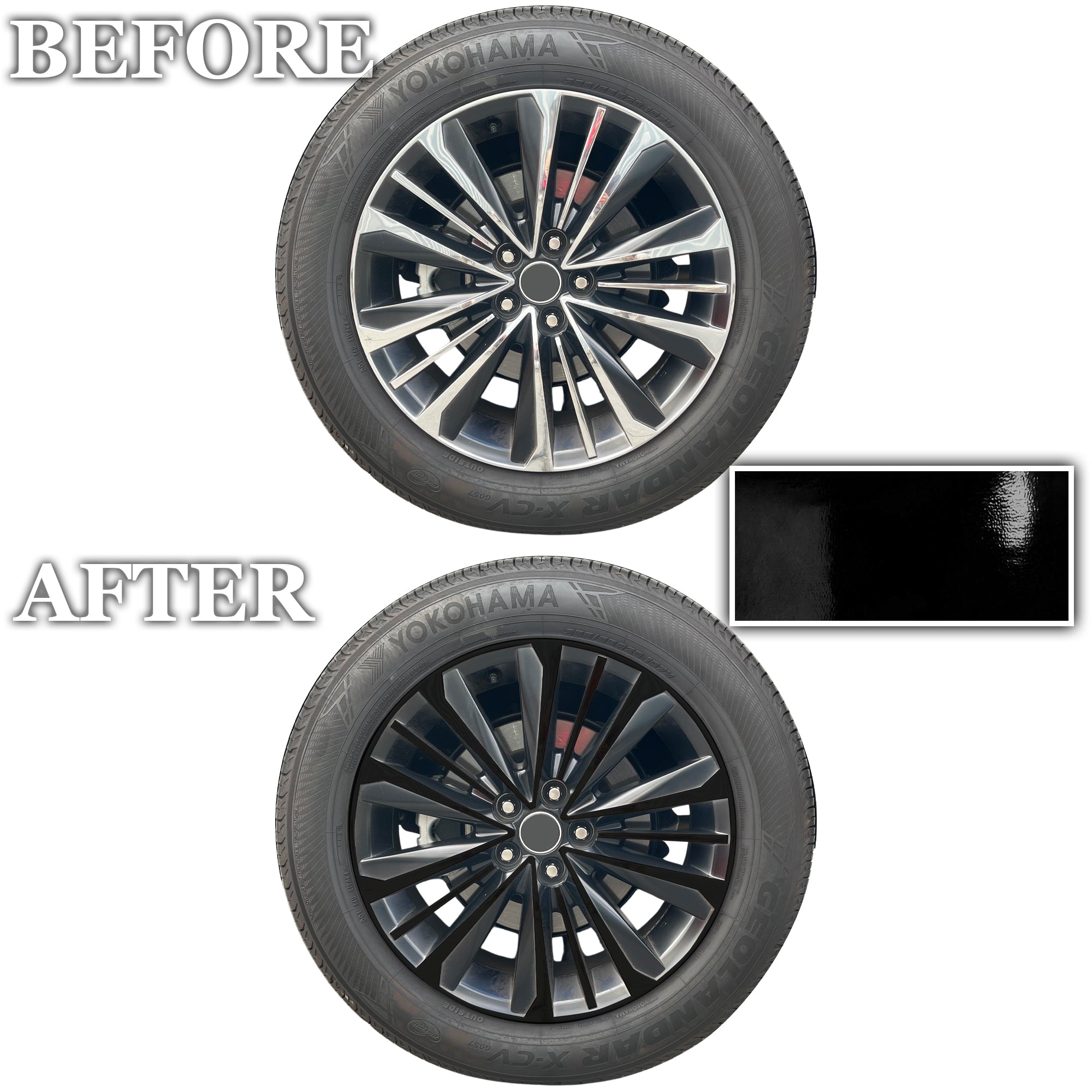 Toyota Grand Highlander 2024-2026 Blackout Chrome Delete Kit - Precut Gloss Black Vinyl Overlays