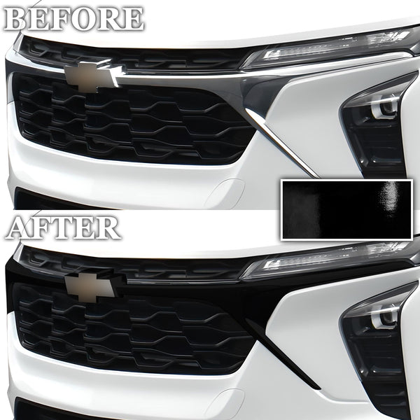 Vinyl Chrome Delete Front Grille Wheel Rim Blackout Decal Stickers Overlay Film Fits Chevrolet Trax 2024-2025