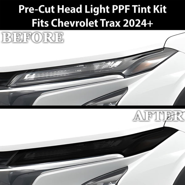 Full Headlight Taillight Precut Smoked PPF Tint Kit Film Overlay Fits Chevrolet Trax 2024+