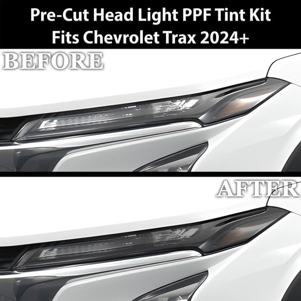 Full Headlight Taillight Precut Smoked PPF Tint Kit Film Overlay Fits Chevrolet Trax 2024+