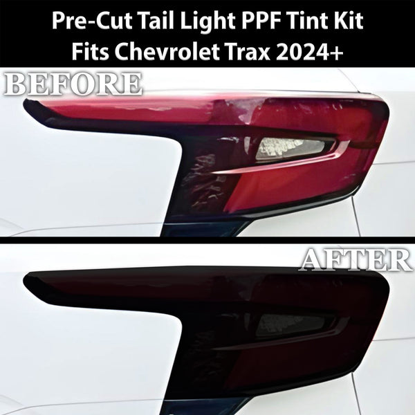 Full Headlight Taillight Precut Smoked PPF Tint Kit Film Overlay Fits Chevrolet Trax 2024+