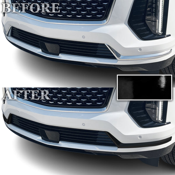 Vinyl Chrome Delete Side Window Blackout Decal Stickers Overlay Film Fits Cadillac Escalade 2021-2024