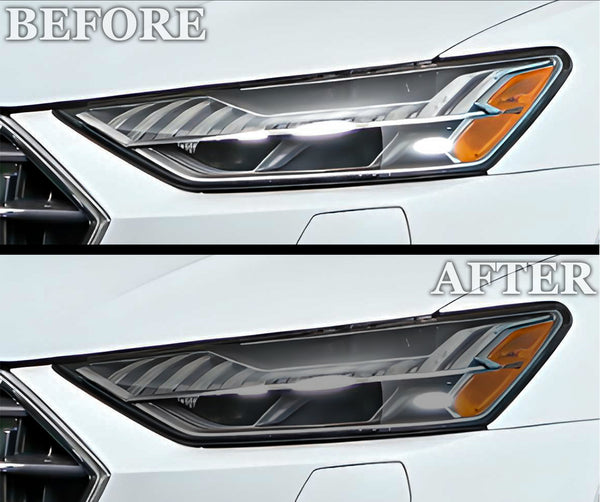 Full Headlight Taillight Precut Smoked PPF Tint Kit Film Overlay Fits Audi S7 A7 Sportback 2019-2024