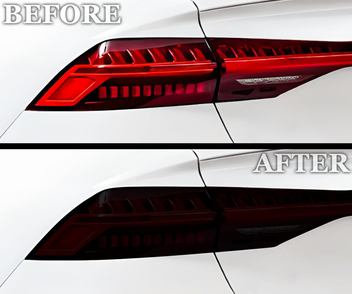 Full Headlight Taillight Precut Smoked PPF Tint Kit Film Overlay Fits Audi S7 A7 Sportback 2019 - 2024 - Bogar Tech Designs