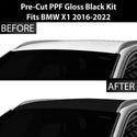 Fits BMW X1 2016-2022 Precut Premium Gloss Black Carbon Fiber Roof Paint Protection Film PPF Decal Film Kit