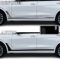 BMW X7 2019-2026 Blackout Chrome Delete Kit – Precut Gloss Black Vinyl Overlays