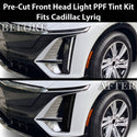 Cadillac Lyriq 2023–2026 Dark Smoke Headlight & Taillight Tint Kit – Precut Vinyl Lens Overlays
