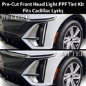 Cadillac Lyriq 2023–2026 Dark Smoke Headlight & Taillight Tint Kit – Precut Vinyl Lens Overlays