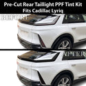 Cadillac Lyriq 2023–2026 Dark Smoke Headlight & Taillight Tint Kit – Precut Vinyl Lens Overlays