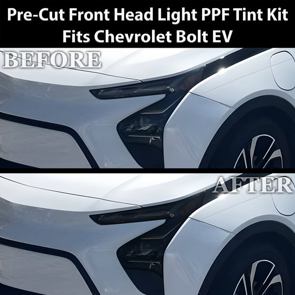 Chevrolet Bolt EV 2022-2023 Dark Smoke Headlight & Taillight Tint Kit – Precut Vinyl Lens Overlays