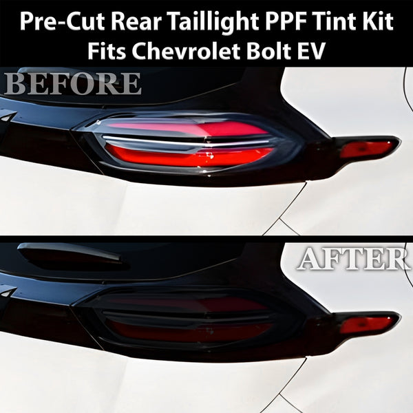 Chevrolet Bolt EV 2022-2023 Dark Smoke Headlight & Taillight Tint Kit – Precut Vinyl Lens Overlays
