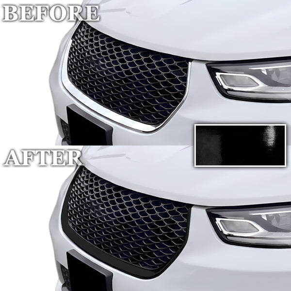 Chrysler Pacifica 2017-2026 Blackout Chrome Delete Kit – Precut Gloss Black Vinyl Overlays