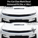 Animal Claw Mark Vinyl Overlay Decal Stickers Universal Fit