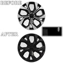 Ford Mustang Mach-E 2021-2026 Wheels Blackout Chrome Delete Kit – Precut Gloss Black Vinyl Overlays