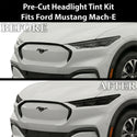Ford Mustang Mach-E 2021–2026 Dark Smoke Headlight & Taillight Tint Kit – Precut Vinyl Lens Overlays