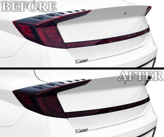 Full Headlight Taillight Precut Smoked PPF Tint Kit Film Overlay Fits Hyundai Sonata 2020 2021 2022 2023